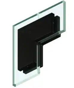 Spojka L, černý RAL 9005