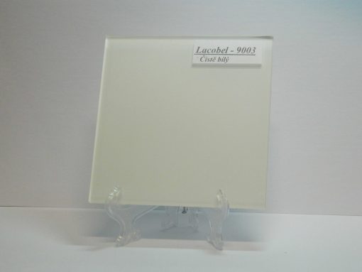 Lacobel čistě bílý (RAL 9003) 4mm