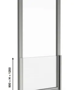 SET kování pro předokenní zábradlí, 12-17,52 mm RAL - lakování